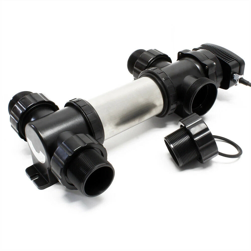 Sterilizzatore/chiarificatore in acciaio inox per laghetti con lampada UVC da 24 watt 16_0002313