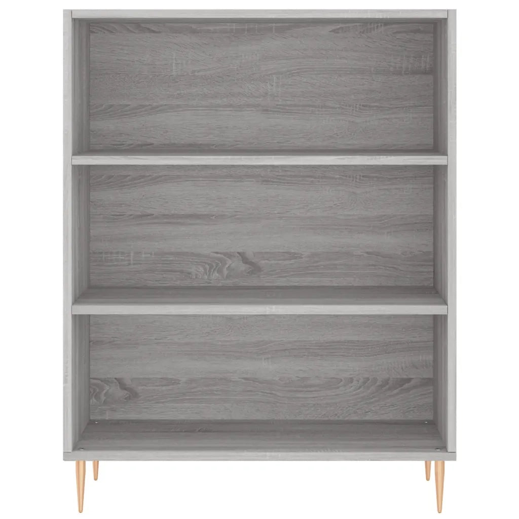 Credenza Grigio Sonoma 69,5x34x180 cm in Legno Multistrato 3200063