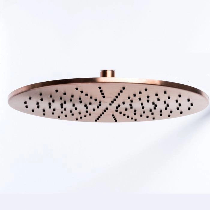 Soffione Doccia Tondo Diametro 30 cm Rame Tevere