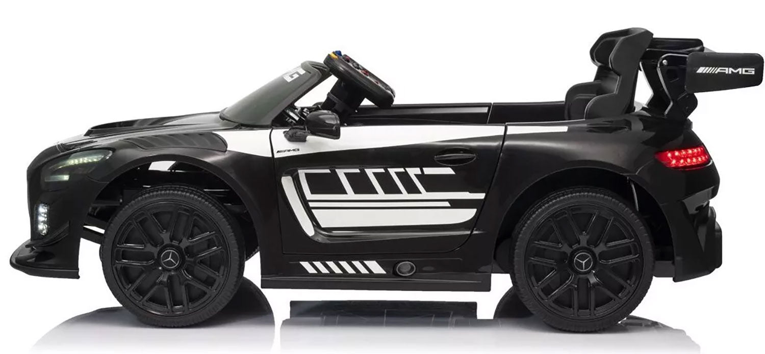 Macchina Elettrica per Bambini Licenza Ufficiale Mercedes Benz GT3 Telecomandata 12V 4,5Ah Nero