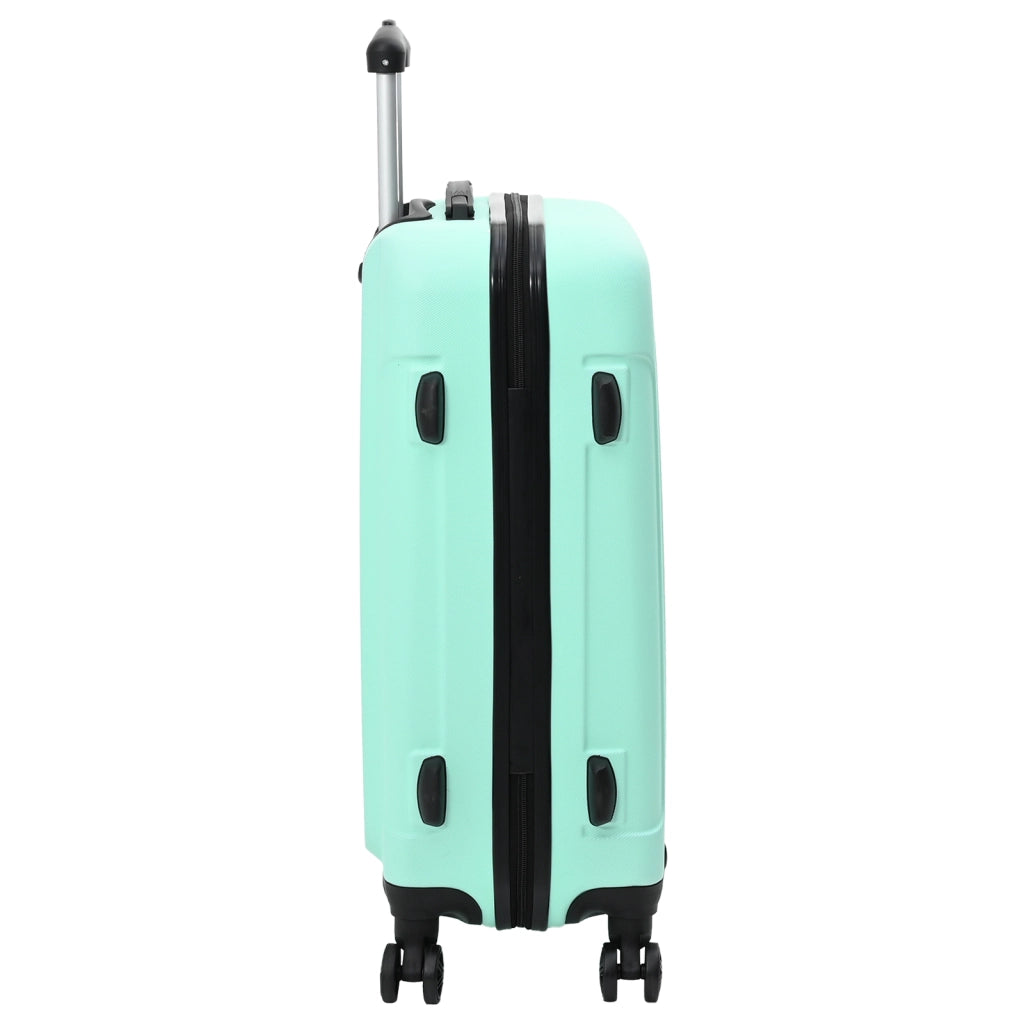 Set di valigie 3 pcs Bagaglio rigido Verde menta 20Â” 24Â” 28Â” ABS