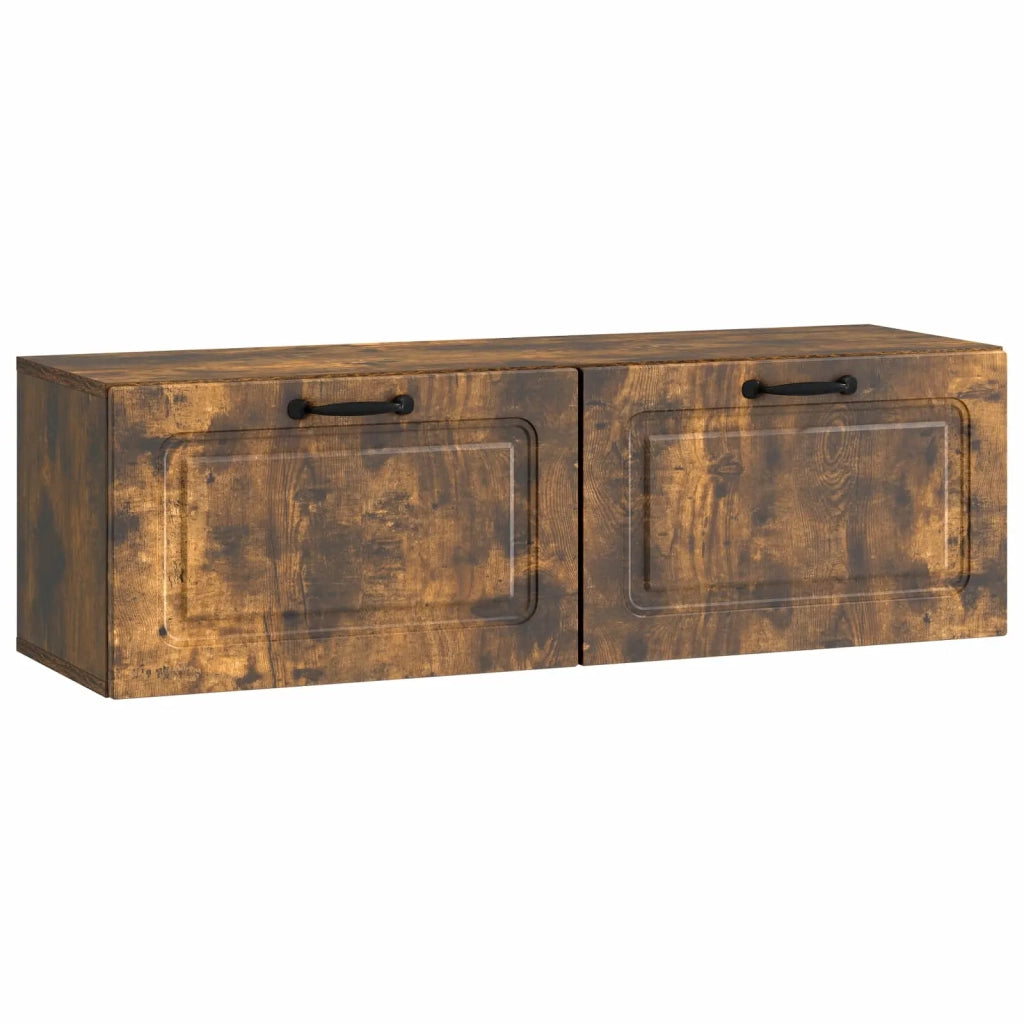 Mobile Porta TV da Muro Rovere Fumo 98 x 31 x 30 cm 899410