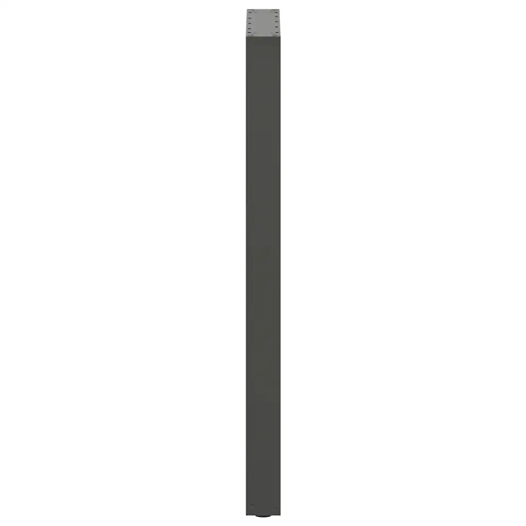 Gambe per tavolo da bar a forma di U 2 pz Antracite 50x(110-111) cm Acciaio 4013246
