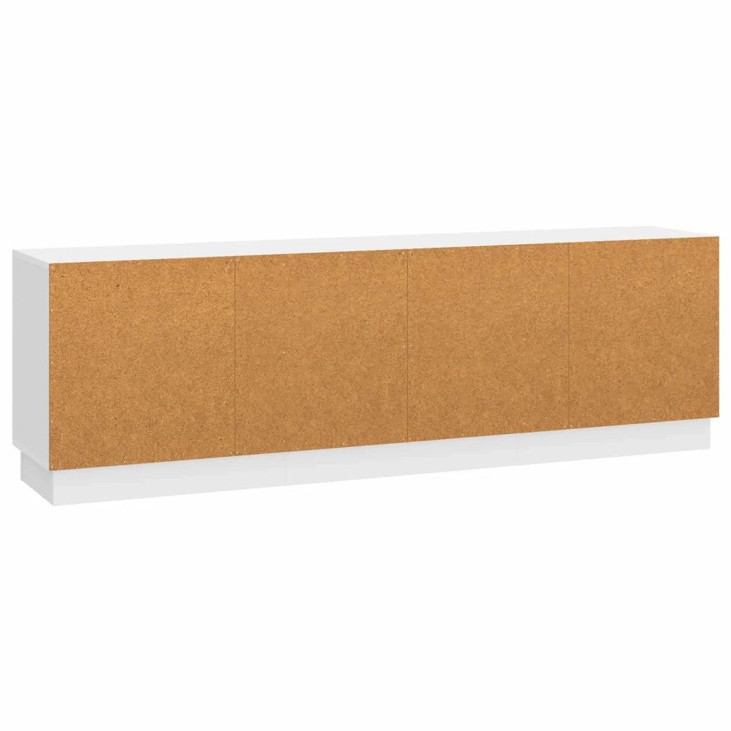 Mobile TV Bianco Lucido 150 x 31 x 47 cm Legno ingegnerizzato 895379
