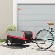 Rimorchio da Bici Nero e Rosso 45 kg in Ferrocod mxl 131979