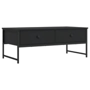 Tavolino da salotto | Tavolino da caff¨¨ | Tavolino da Soggiorno Nero 101x49x39,5 cm in Legno Multistrato