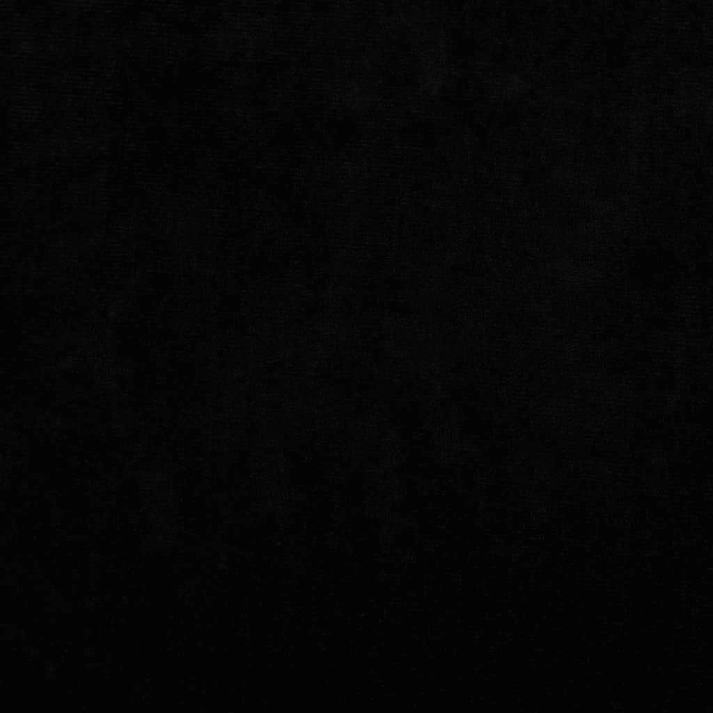 Cuccia per cani comoda 50 x 40 x 26,5 cm velluto nero 02_0042667