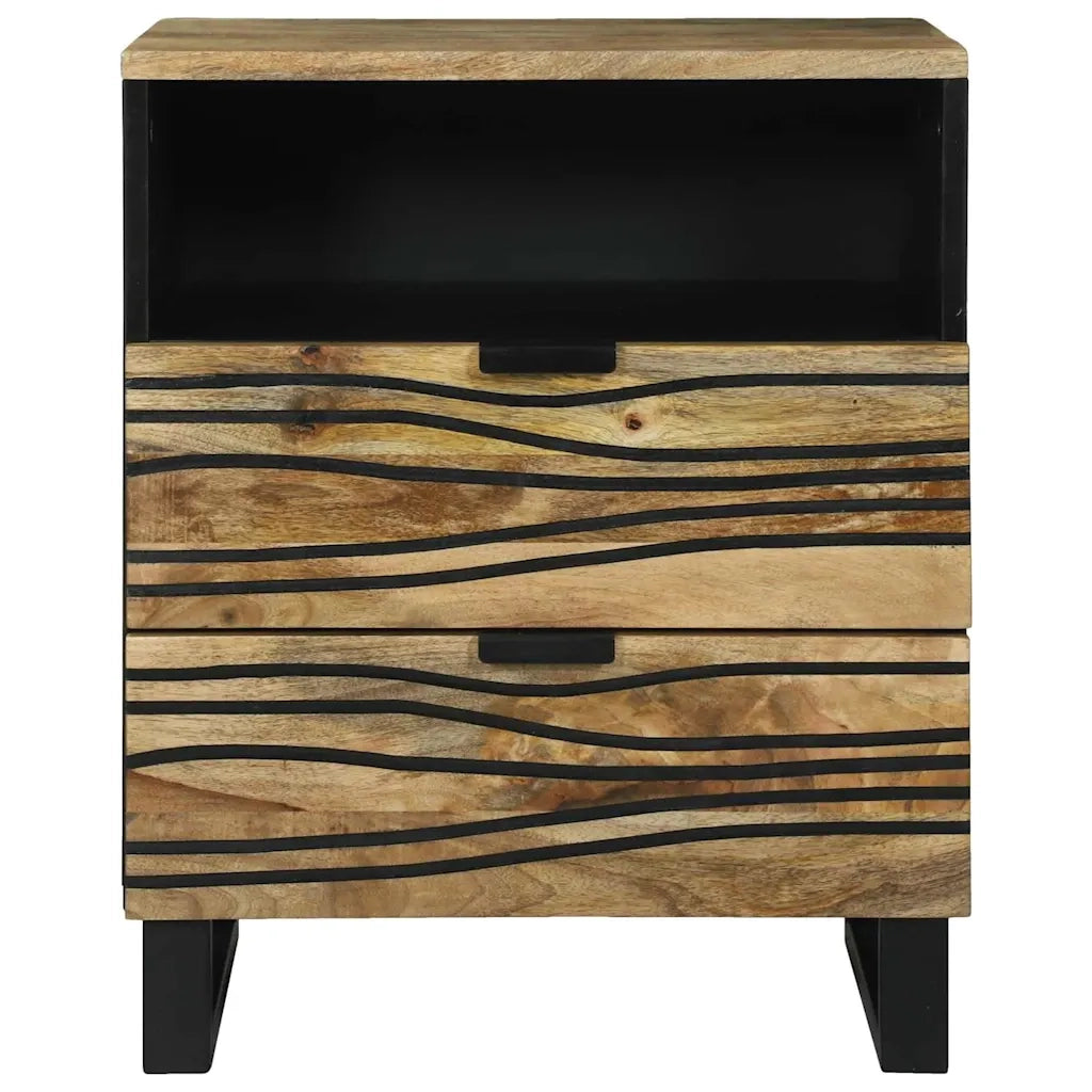 Comodino | Armadio da Notte | Mobiletto da notte Naturale 50 x 33 x 62 cm Legno ingegnerizzato