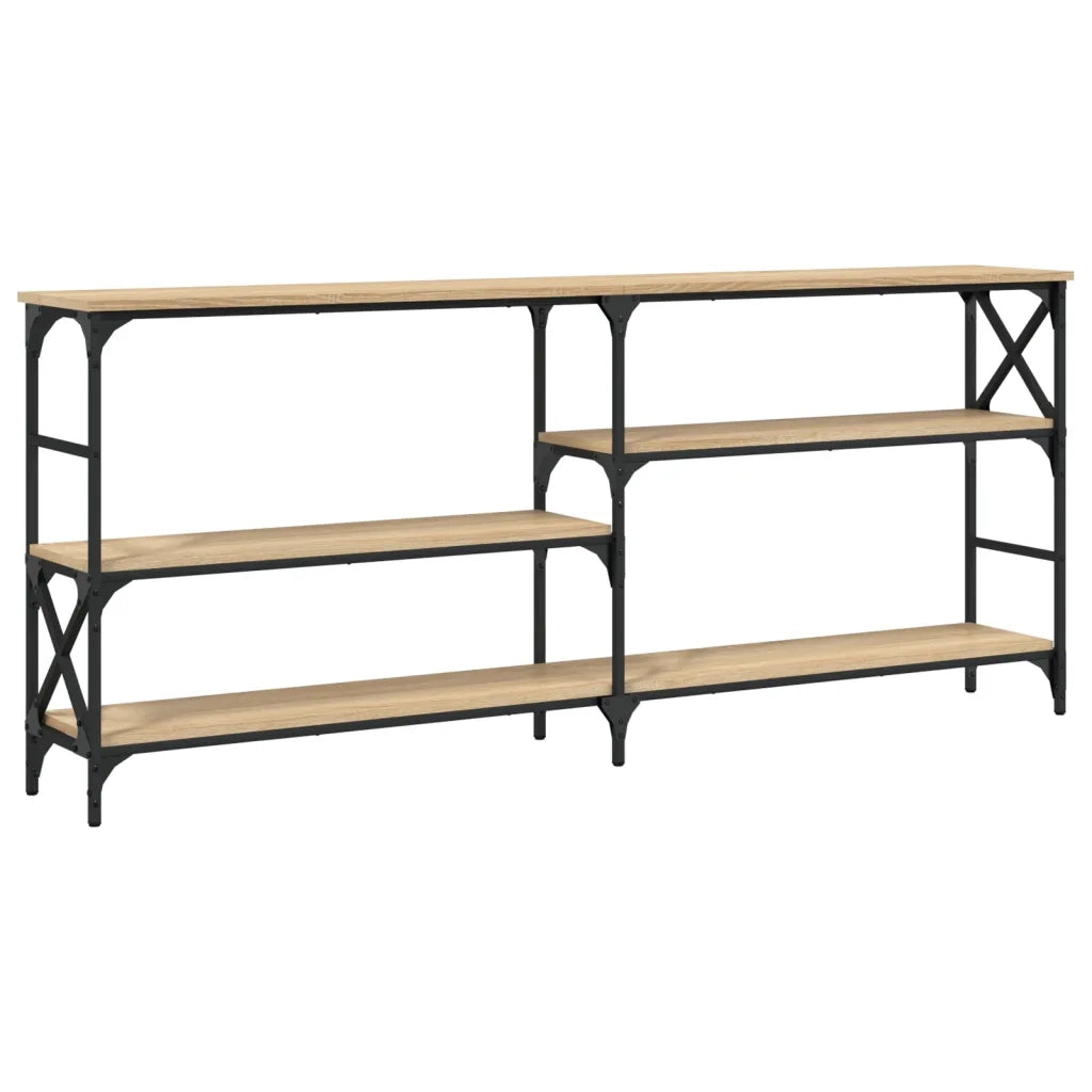 Tavolo Consolle Rovere Sonoma 180x29x76,5 cm Legno Multistratocod mxl 131315