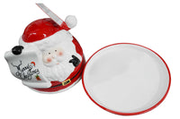 Portaburro Babbo Natale H12 cm in Ceramica