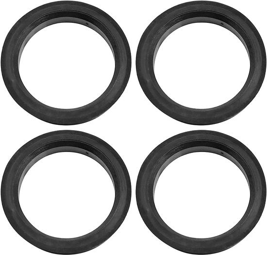 Anello di centratura per cerchi 73,1mm - 4 pezzi - Nero - Diametro esterno 73,1mm - Diametro interno 56,6mm - Spessore 10mm - Anelli di centratura