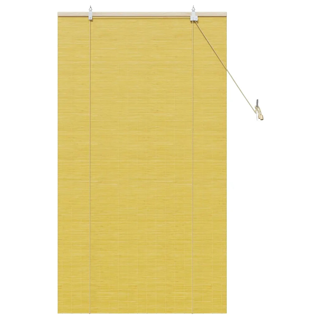 vidaXL Tende e Tapparelle per Finestre con tende Giallo Bambù