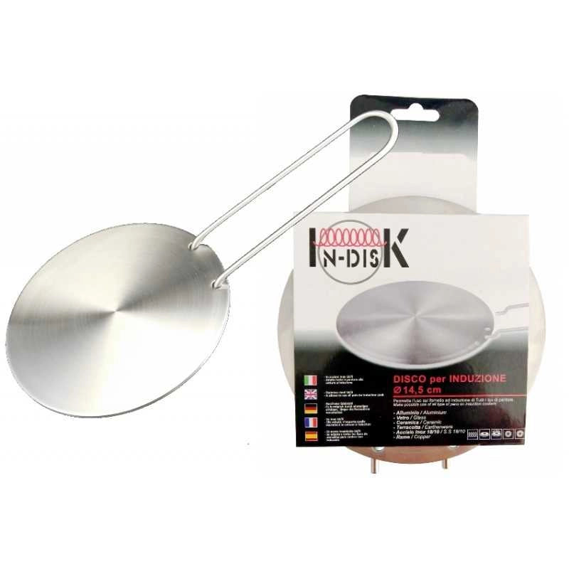 DISCO INDUZIONE ADATTATORE PENTOLE DIFFUSORE CALORE D. 145 mm universale - UNIVERSALE