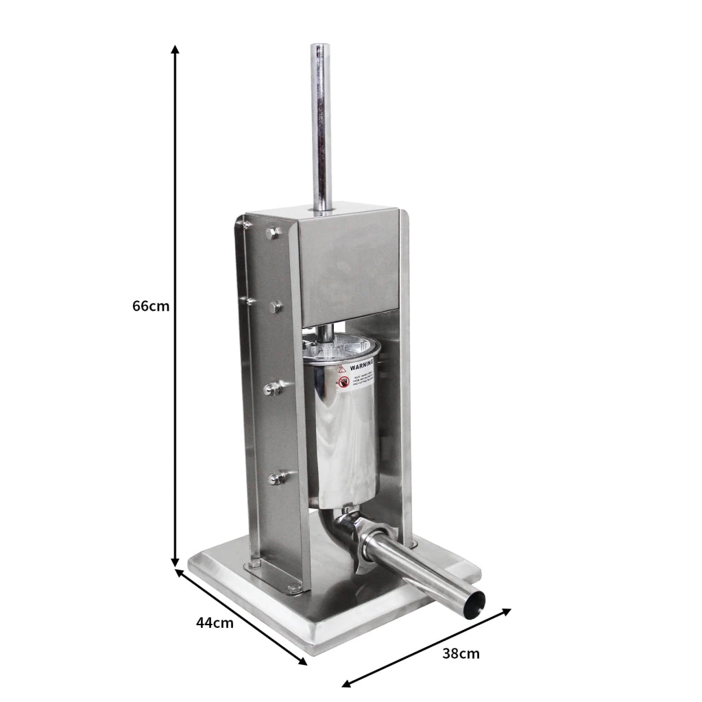 Insaccatrice Manuale 5L per Salsicce Macchina Professionale in Acciaio Inox