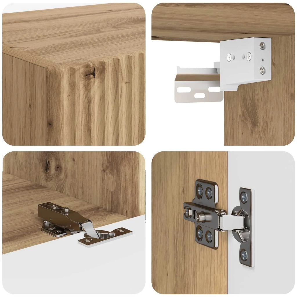 Set mobile TV 6 pcs Rovere artigianale Legno multistrato 3409113
