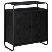 Credenza Rovere Nero 68 x 35 x 75 cm Legno ingegnerizzato 8007978
