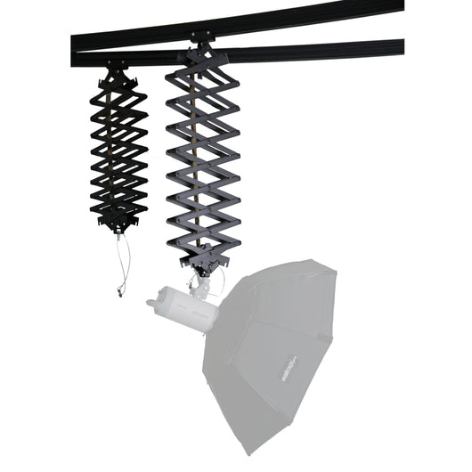 Walimex Sistema di guide a soffitto 4x3m, con 3 forbici