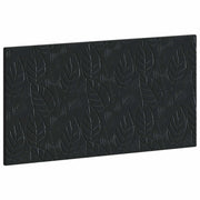 Testiera da Muro DELFT Nero Legno ingegnerizzato 897196