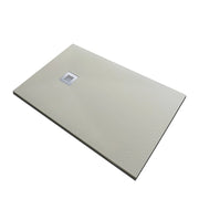 Piatto doccia marmoresina pieno gelcoat rettangolare avorio crema h.2,8cm Doliso Elostone Avorio,80x120  cm
