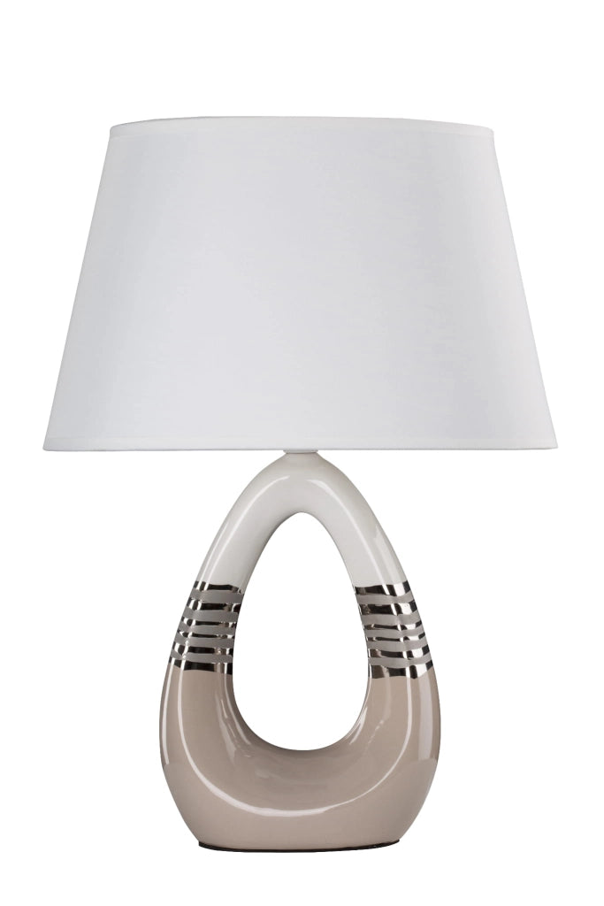 Lampada da tavolo Candellux Romano 41-79954 beige ceramica