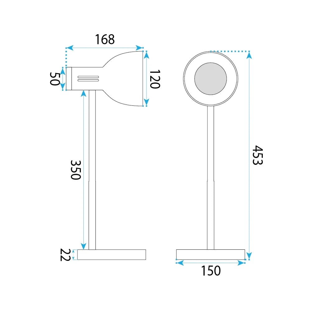 Lampada Da Scrivania Jnh046-1t White