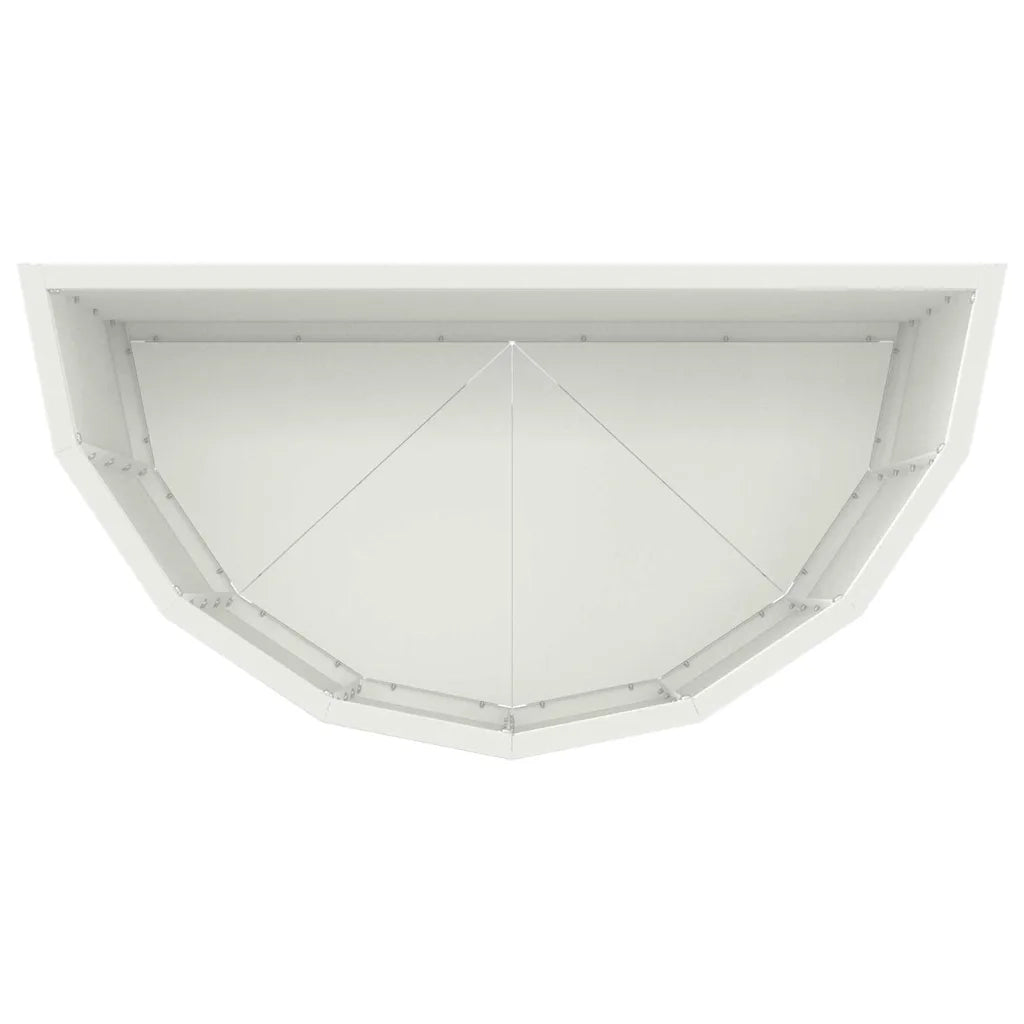 Fioriera Bianco 60 x 30 x 50 cm Acciaio 883718