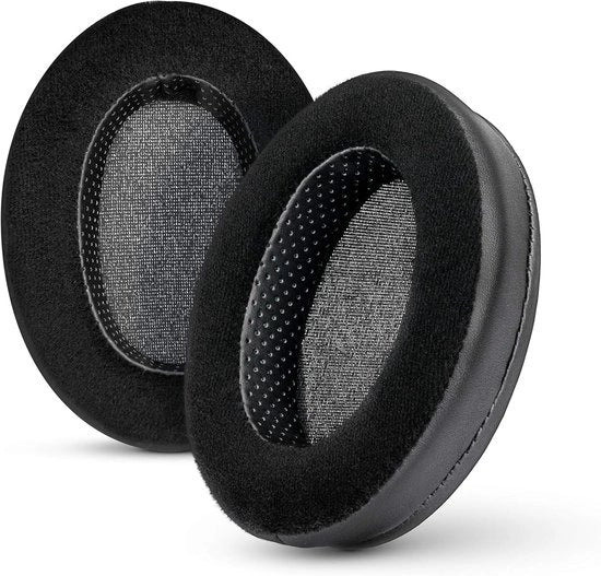 Guscio di Memoria Orecchino - Nero PU/Velour - Adatto per Grandi Orecchini da Cura per le Orecchie