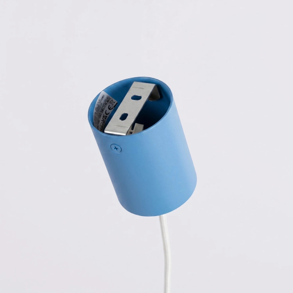 Lampadario AURA 4 azzurro Gx53