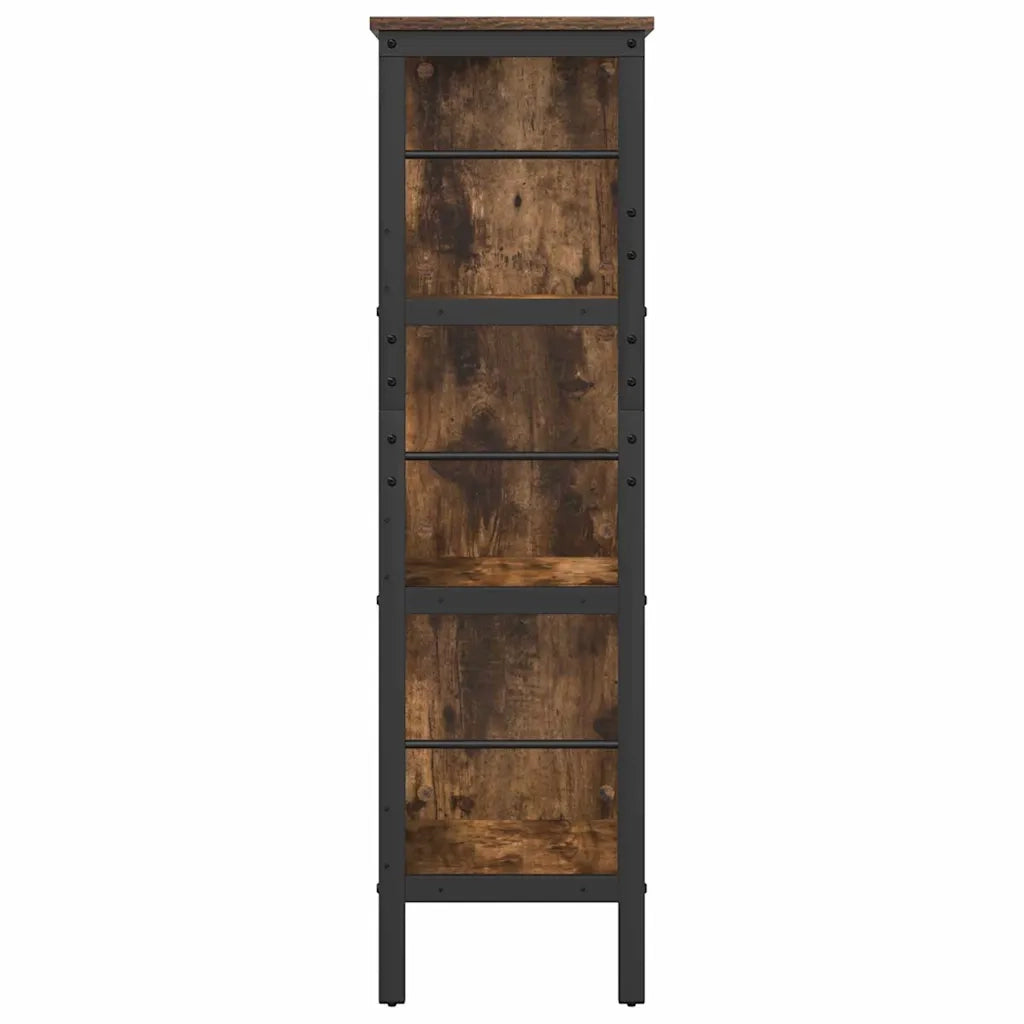 Libreria Rovere fumé 82 x 32 x 112 cm Legno multistrato
