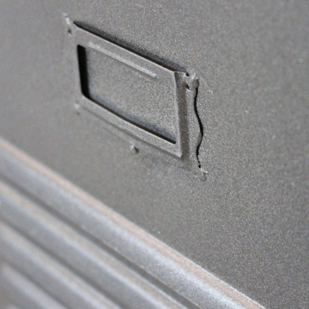 Mobile Gabriel 116x40x77 h cm in Acciaio Grigio