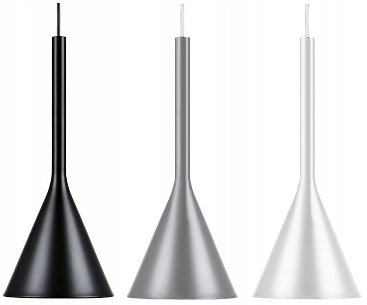 Lampada Da Soffitto Largo Grigia