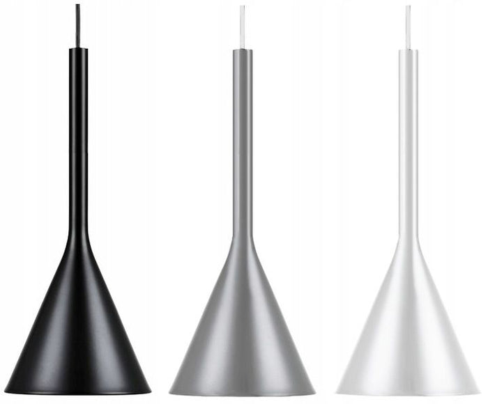 Lampada Da Soffitto Largo Grigia