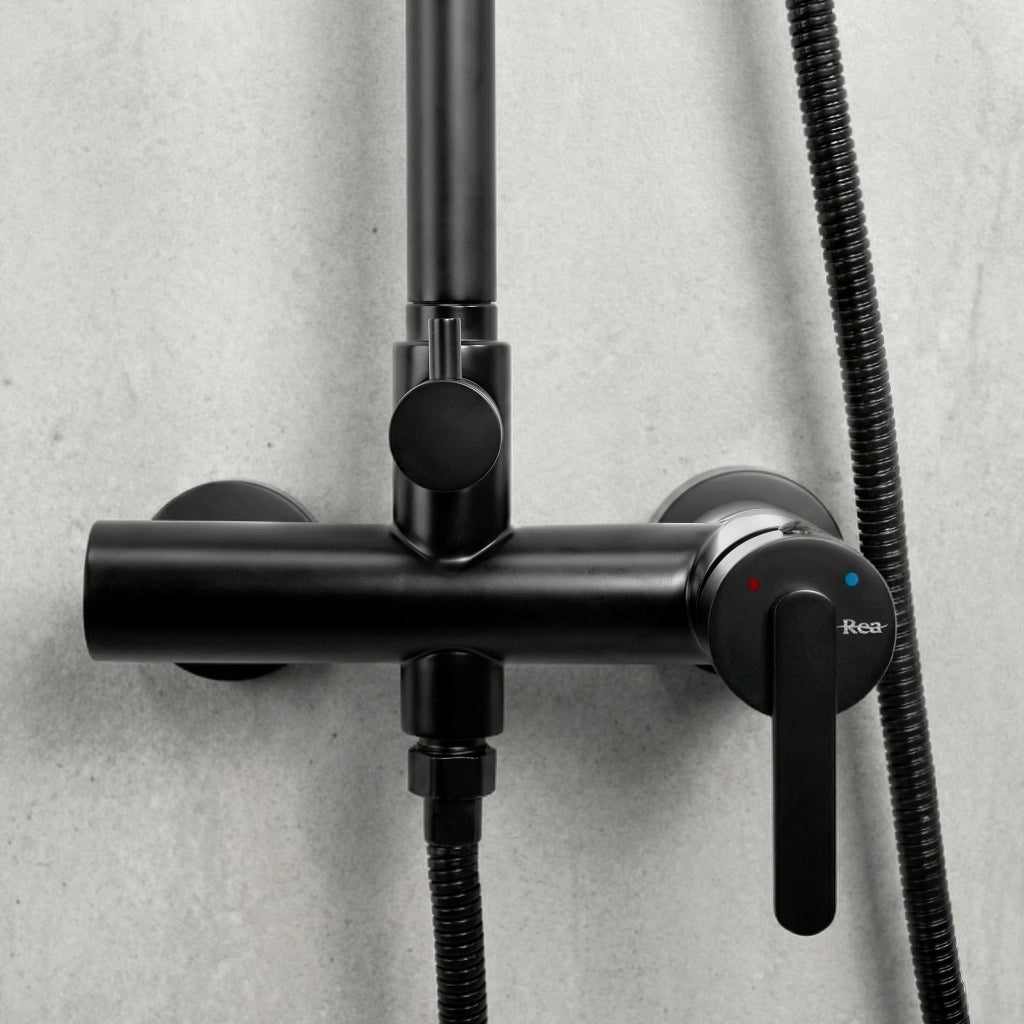 Set Doccia Rea Ontario Black