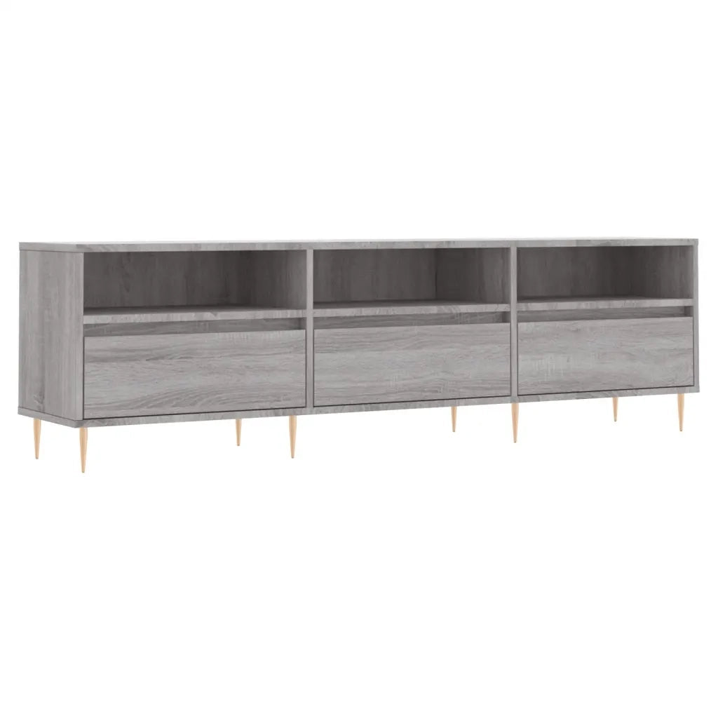Mobile Porta TV-Mobile per TV-Credenza TV Grigio Sonoma 150x30x44,5 cm Legno Multistrato 240016