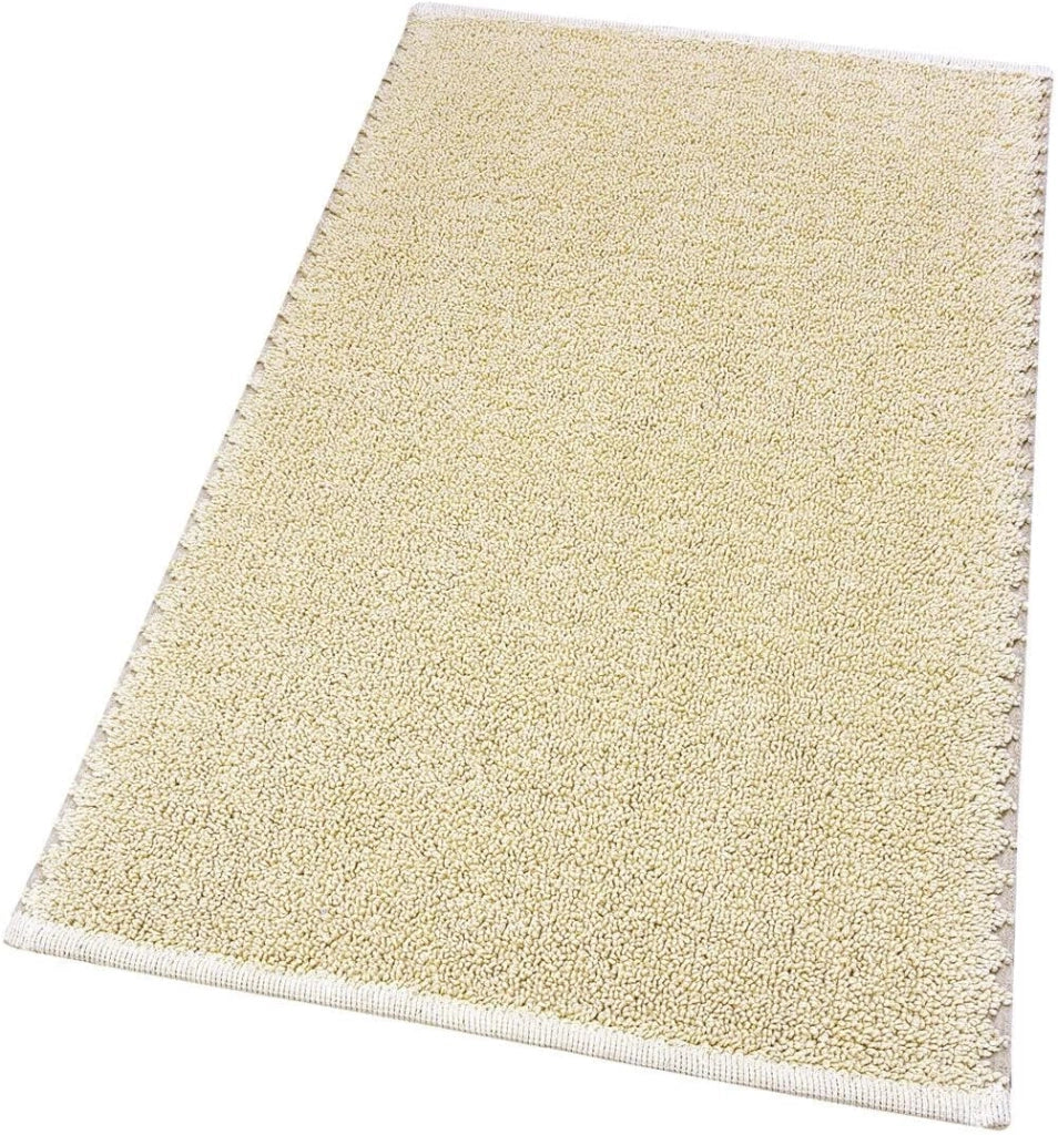 Tappeto Bagno Camera Scendiletto 50x80 cm Puro Cotone Morbido Lavabile Made In Italy Beige