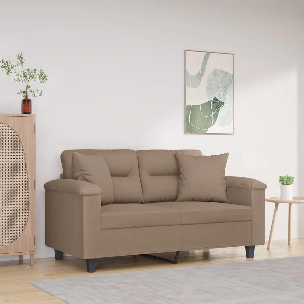 Cuscini Decorativi 2 pz Tortora 40x40 cm in Tessuto Microfibra CFW8093886