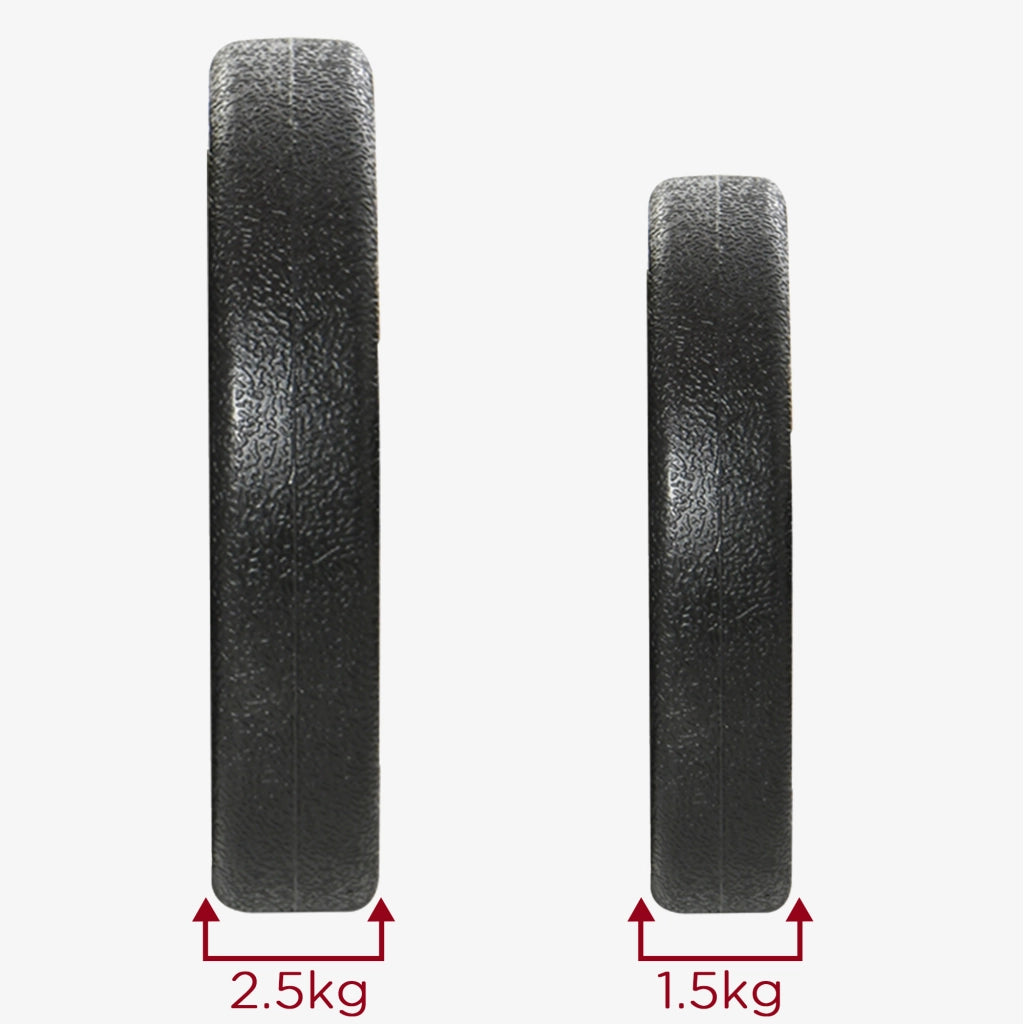 Set Manubri Pesi 20 kg con Dischi e Manubri ¨C zephmum ¨C Nero 43x18x7.5 cm