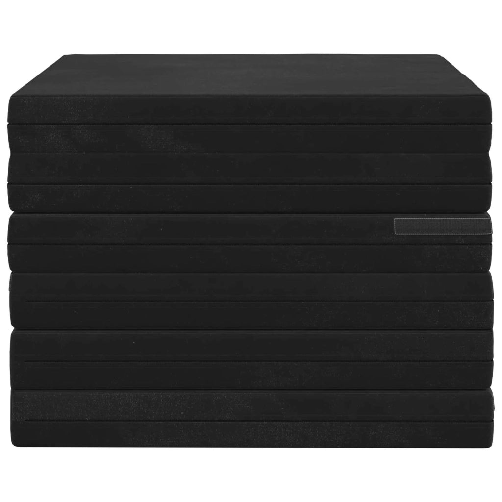 Divano Letto Pieghevole 140 x 67 x 45 cm Nero 900279