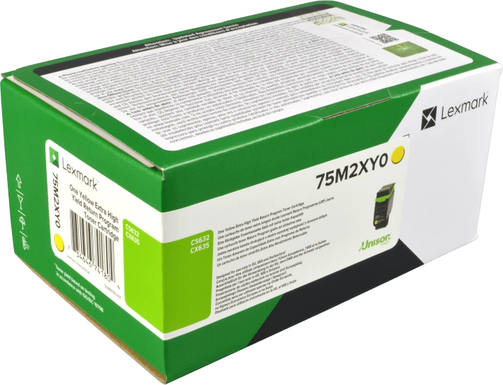 ORIGINAL Lexmark toner giallo 75M2XY0 CS632/CX635 ~11700 Seiten
