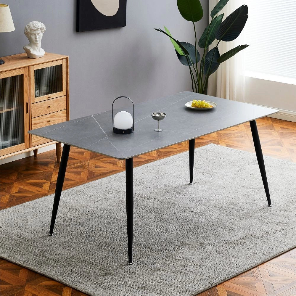 Tavolo rettangolare 160x90 effetto marmo