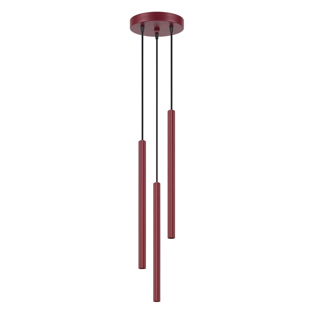 Lampada a sospensione ARCHE 3P bordeaux