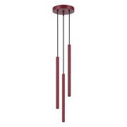 Lampada a sospensione ARCHE 3P bordeaux