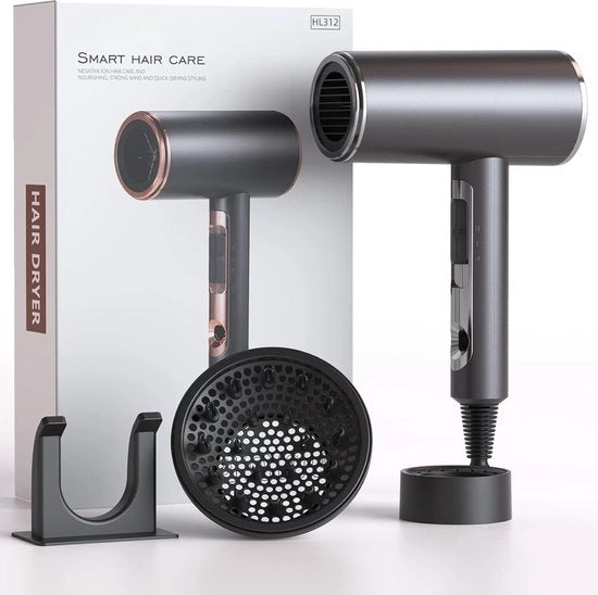 Asciugacapelli - Asciugacapelli Ioni - Faccia Föhn - Capelli Ricci - Anti Pelo Secco