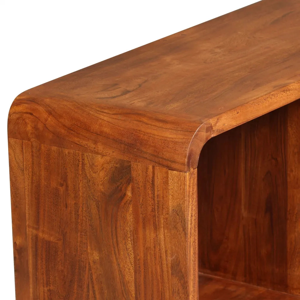 Mobile TV in Legno Massello con Finitura Ambra 120x30x40 cm 244680