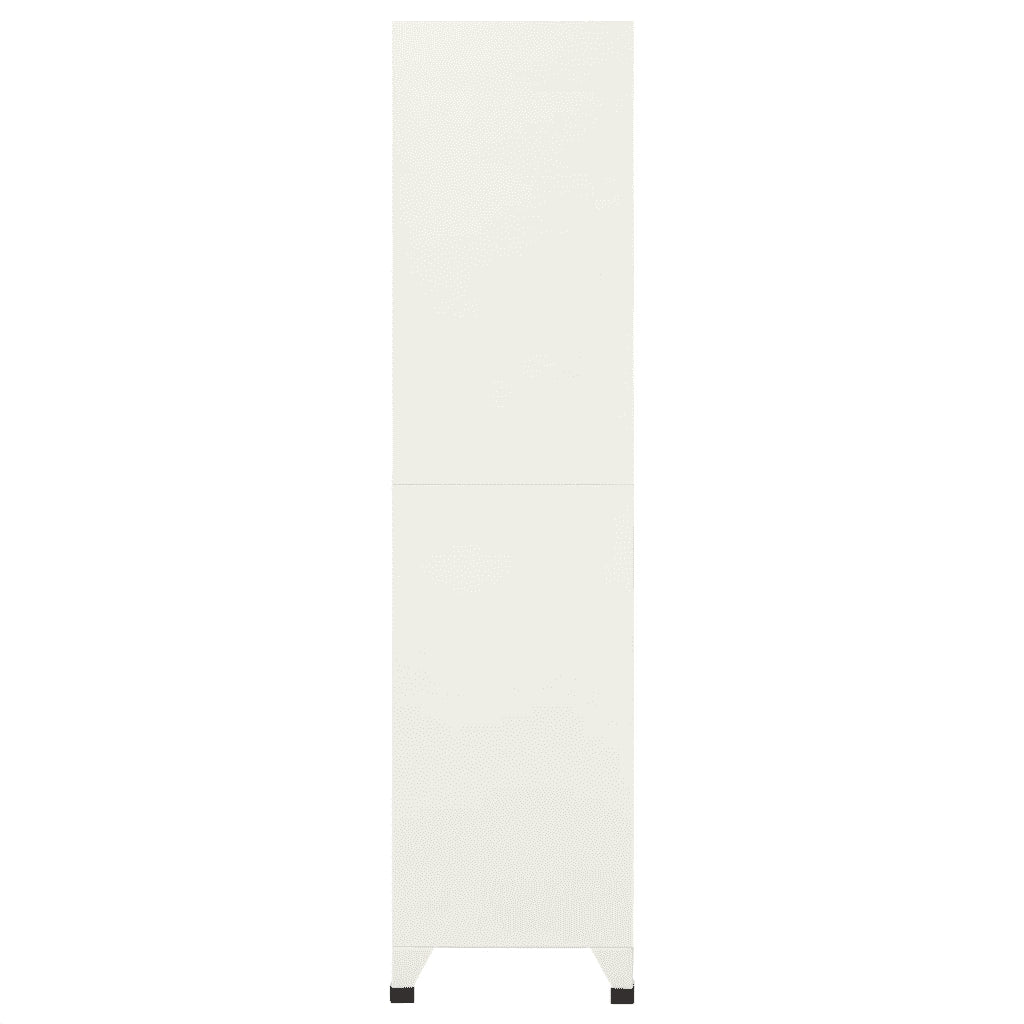 Armadietto con Serratura Grigio e Blu 90x45x180 cm in Acciaio 339802
