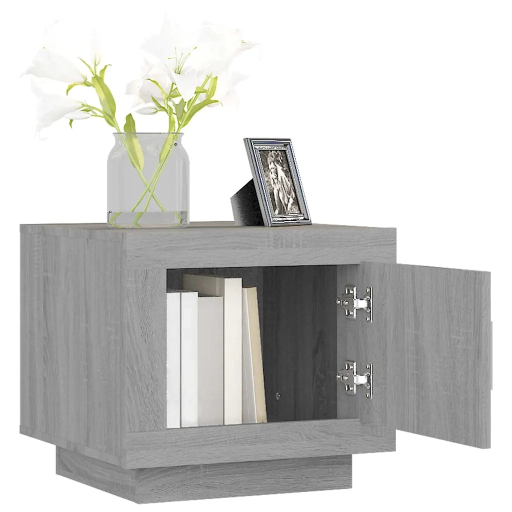Tavolino da Salotto Grigio Sonoma 51x50x45cm Legno Multistrato 817229