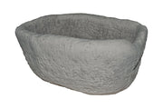 DECOGARDEN FIORIERA MORTAIO IN GRANULATO DI PIETRA ANTICA 47 X 37 X H20 CM