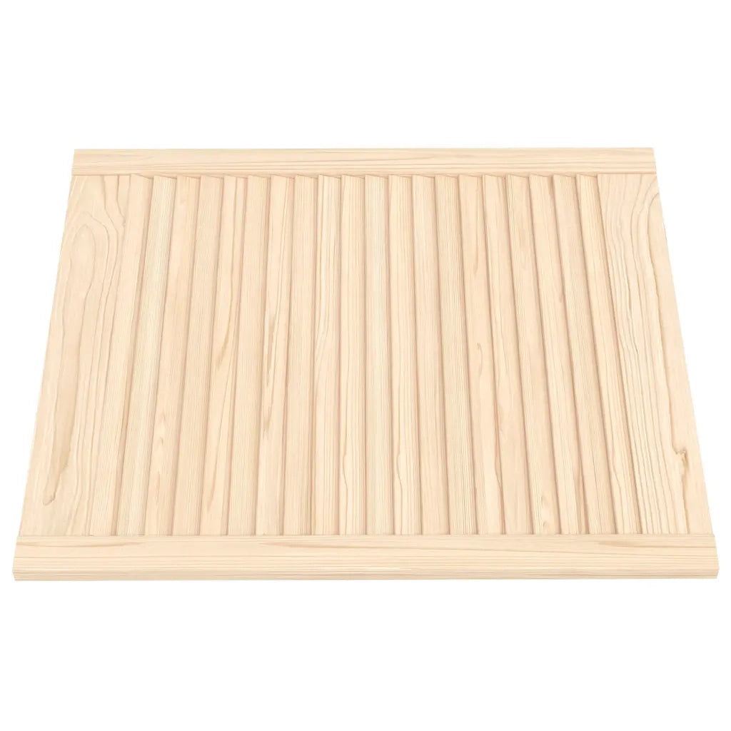 Anta con Design a Lamelle 69x59,4 cm in Legno di Pino 151130