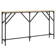 Tavolino Consolle | Tavolo d'Ingresso Rovere Sonoma 140x23x75 cm Legno Multistrato
