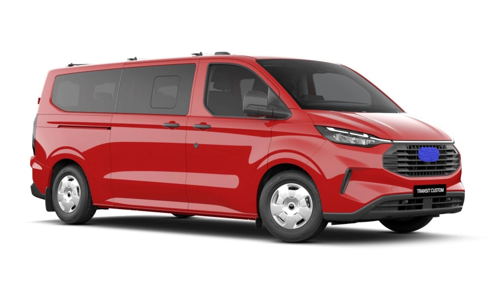 RIGUM906486 - SECONDA FILA per  Ford Transit Custom 9 posti dal 2024-, VW Transporter T7 Caravelle dal 2025-